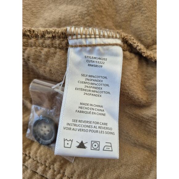 Kut From The Kloth Kyra Jacket Corduroy Size Med Junior Brown Button Pockets - Picture 5 of 10